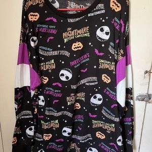 Plus Size Nightmare Before Christmas Nightgown